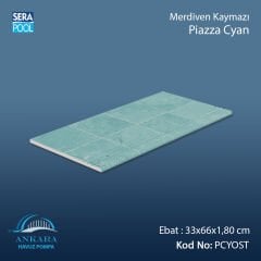 Piazza Cyan 33x66x1,80 cm Merdiven Kaymazı