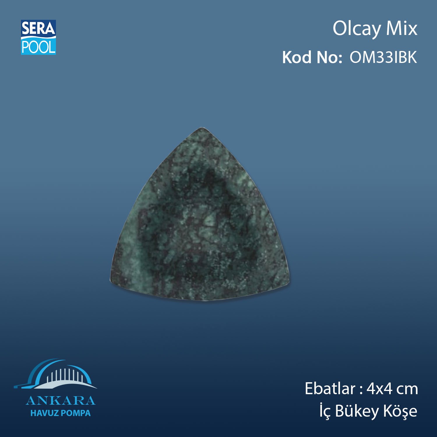 Olcay Mix 4x4 cm İç Bükey Köşe