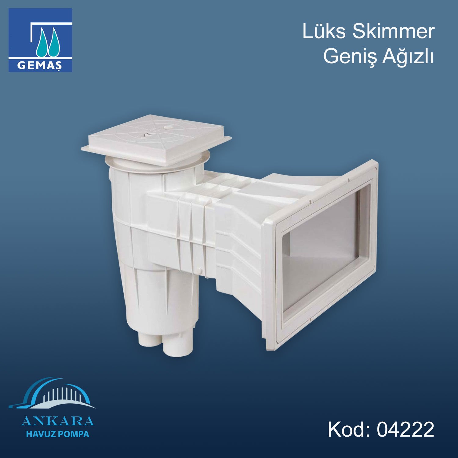 Lüx Geniş Ağızlı Skimmer - Lüks Skimmer Liner Geniş Ağızlı
