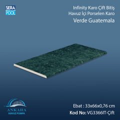 Verde Guatemala Infinity Kaymaz Karo Çift Bitiş 33x66x0,76 cm