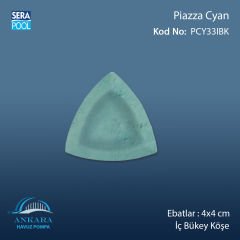 Piazza Cyan 4x4 cm İç Bükey Köşe