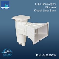 Lüx Geniş Ağızlı Skimmer - Klapeli - Liner Sarılı