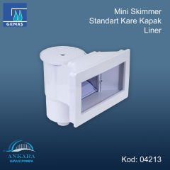 Mini Skimmerler - Skimmer Standart Kare Kapak Liner-Mini