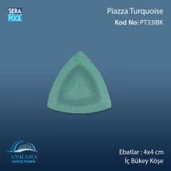 Piazza Turquoise 4x4 cm İç Bükey Köşe