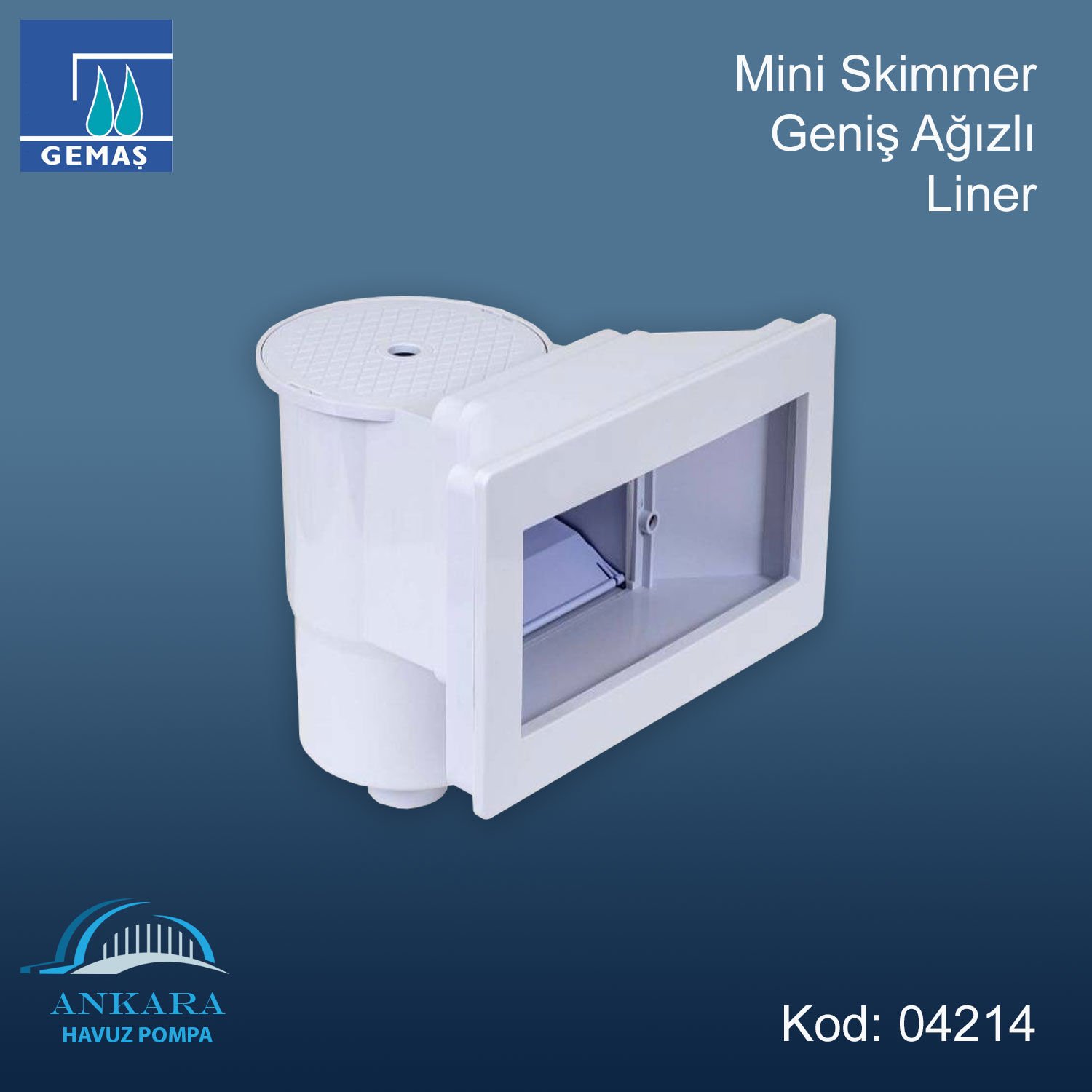 Mini Skimmerler - Skimmer Liner Geniş Ağızlı Mini
