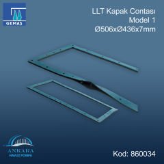 Skimmerler için Sandviç Contalar - LLT Kapak Contası Model 1 506x436x7mm