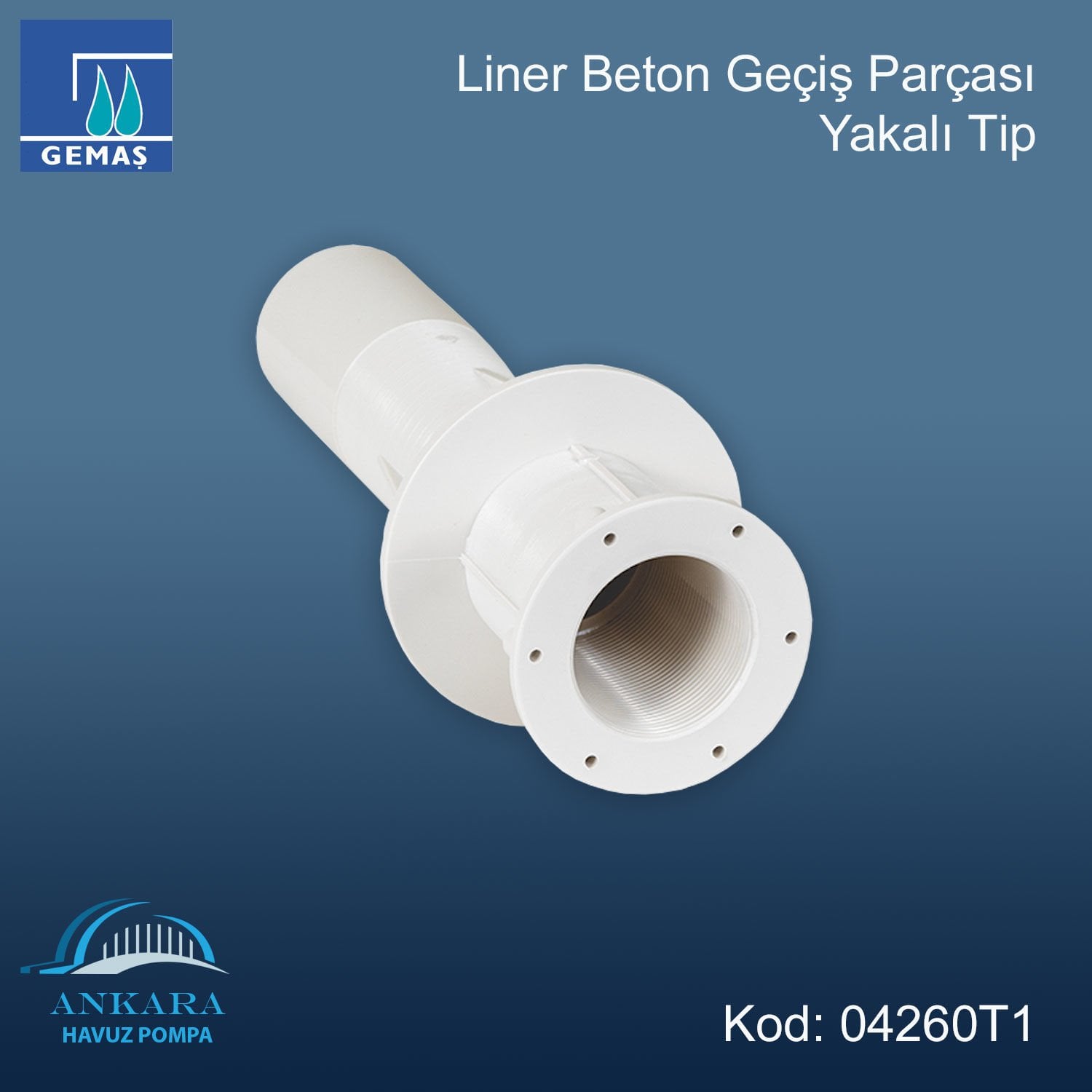 Beton Geçiş Parçası - Liner Beton Geçiş Parçası Yakalı Tip