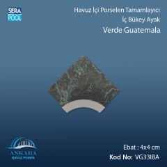 Verde Guatemala 4x4 cm İç Bükey Ayak