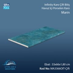 Marin Infinity Kaymaz Karo Çift Bitiş 33x66x1,80 cm