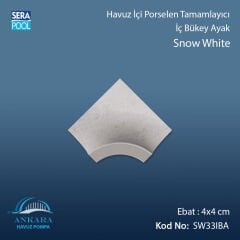 Snow White 4x4 cm İç Bükey Ayak