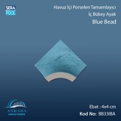 Blue Bead 4x4 cm İç Bükey Ayak
