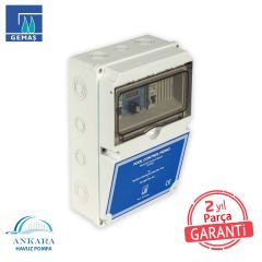 Pool Kontrol Tri; (Max. 100 W) 1 Pompa(+1 yedek) + 1 Gr. Lamba