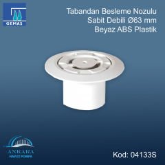 Tabandan Besleme Nozulu - Sabit Debili - Tabandan Besleme Nozulu Sabit Debili Ø63Mm*