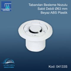 Tabandan Besleme Nozulu - Sabit Debili - Tabandan Besleme Nozulu Sabit Debili Ø63Mm*