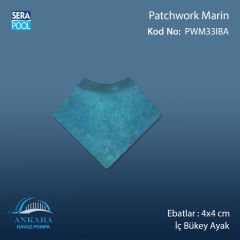 Patchwork Marin 4x4 cm İç Bükey Ayak