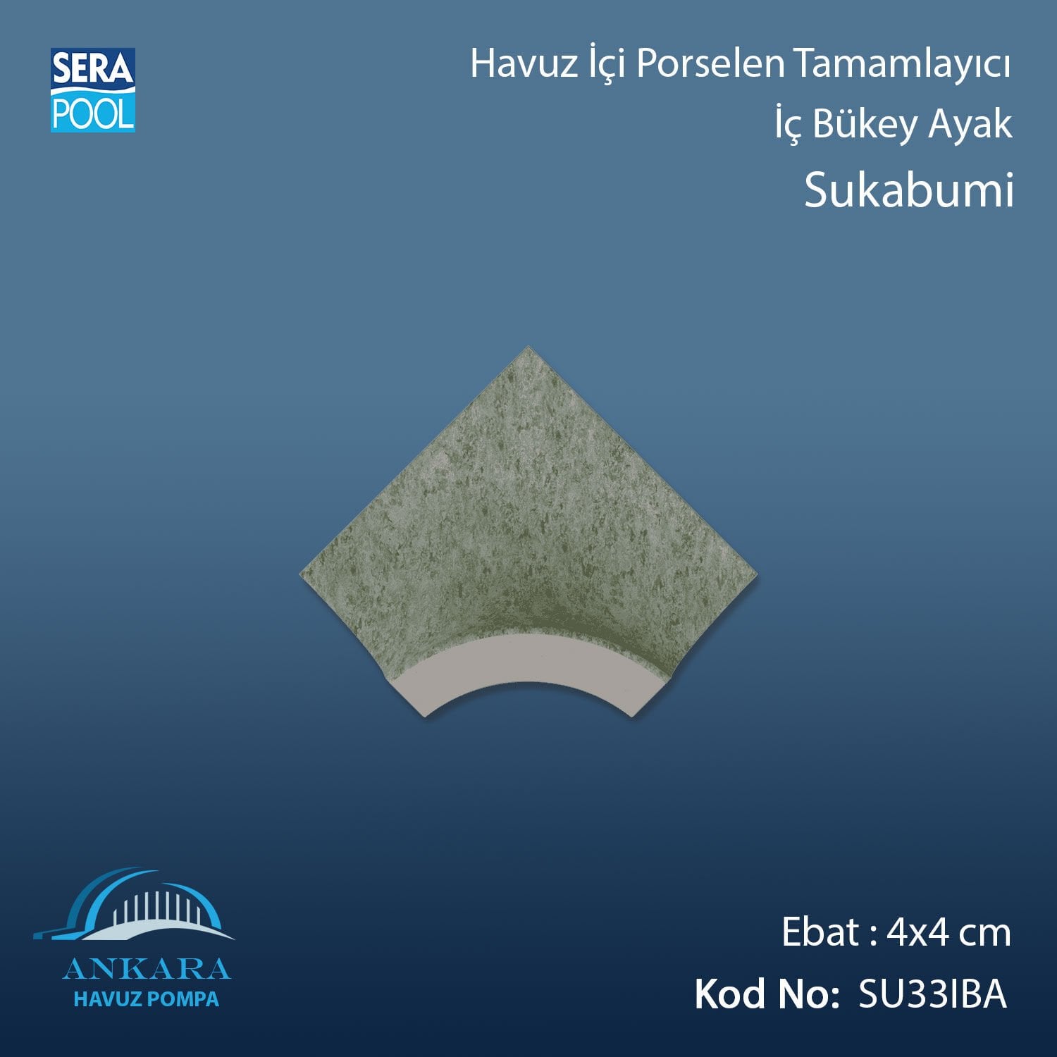 Sukabumi 4x4 cm İç Bükey Ayak