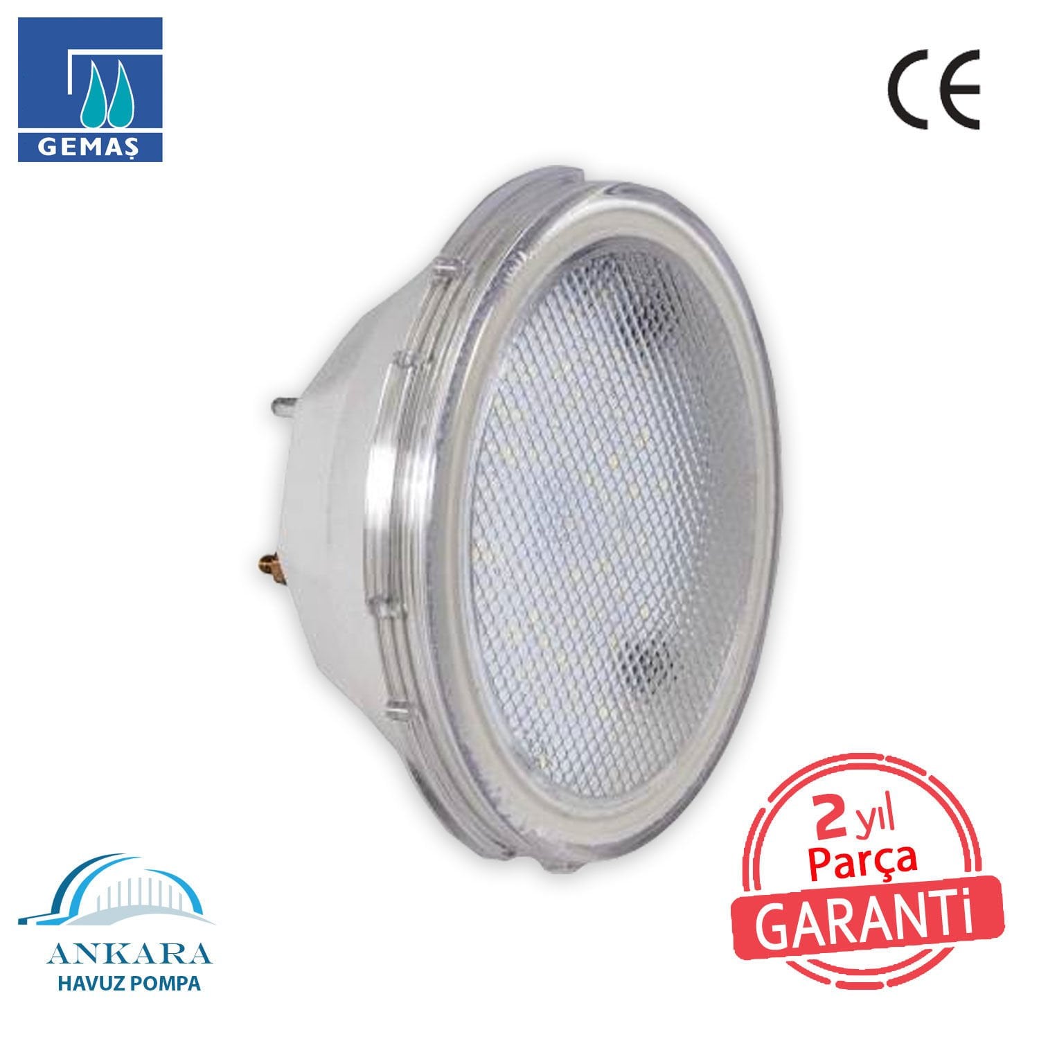 Tek Renkli 63 SMD LED Ampul - Beyaz