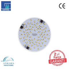 Tek Renkli 63 SMD LED Ampul - Mavi