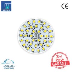 Tek Renkli 36 SMD LED Ampul - Mavi