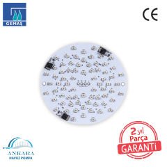 Rainbow PAR38 72 SMD LED RGB Ampul - Merkezi Entegreli - 8W