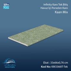 Kaan Mix 33x66x0,76 cm Infinity Kaymaz Karo Tek Bitiş