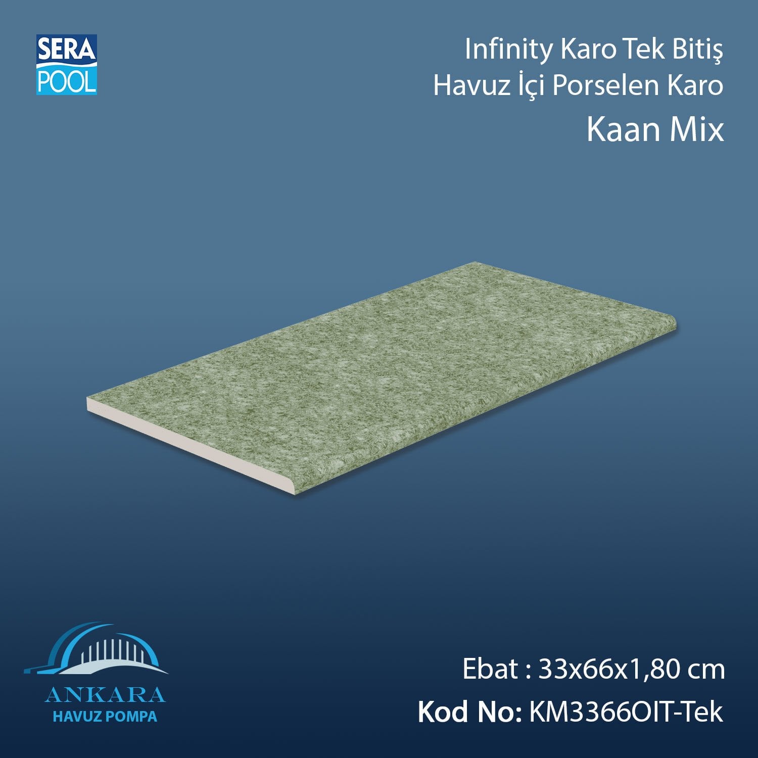 Kaan Mix 33x66x1,80 cm Infinity Kaymaz Karo Tek Bitiş