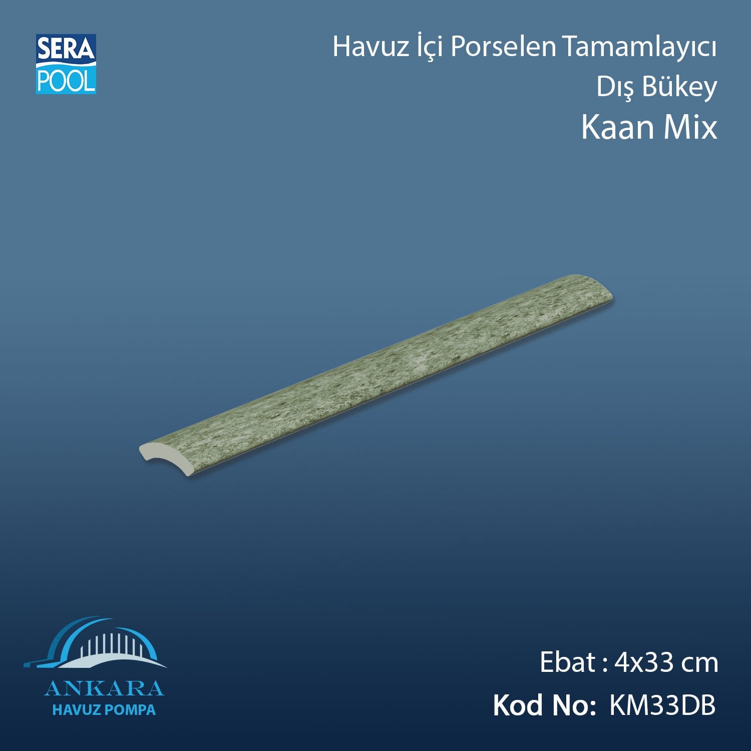 Kaan Mix 4x33 cm Dış Bükey