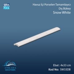 Snow White 4x33 cm Dış Bükey