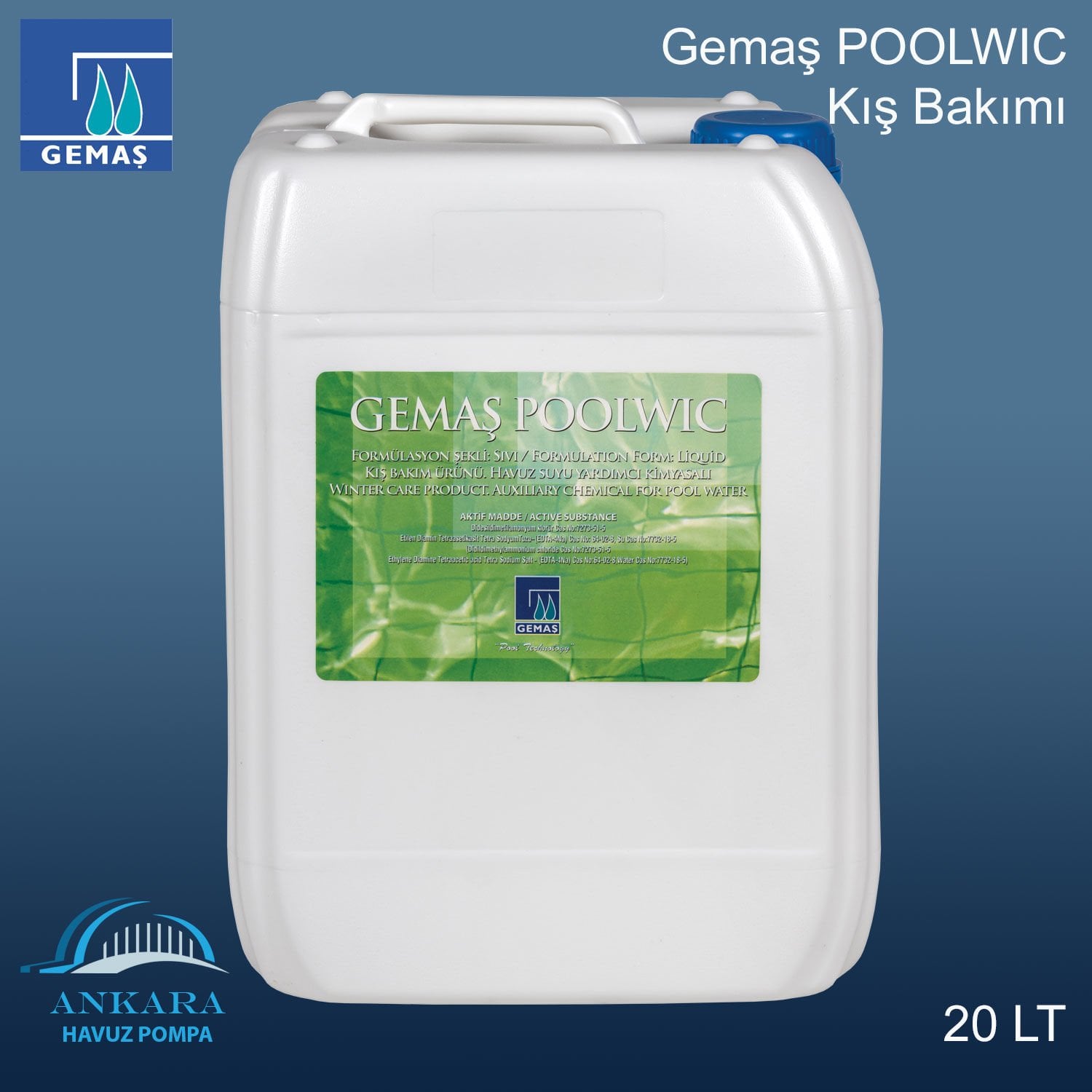 POOLWIC Kış Bakım Ürünü 20 LT
