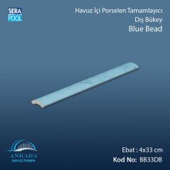 Blue Bead 4x33 cm Dış Bükey