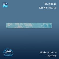 Blue Bead 4x33 cm Dış Bükey