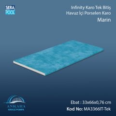 Marin 33x66x0,76 cm Infinity Kaymaz Karo Tek Bitiş