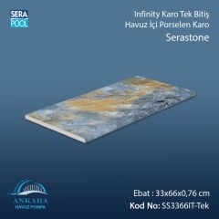 Serastone 33x66x0,76 cm Infinity Kaymaz Karo Tek Bitiş