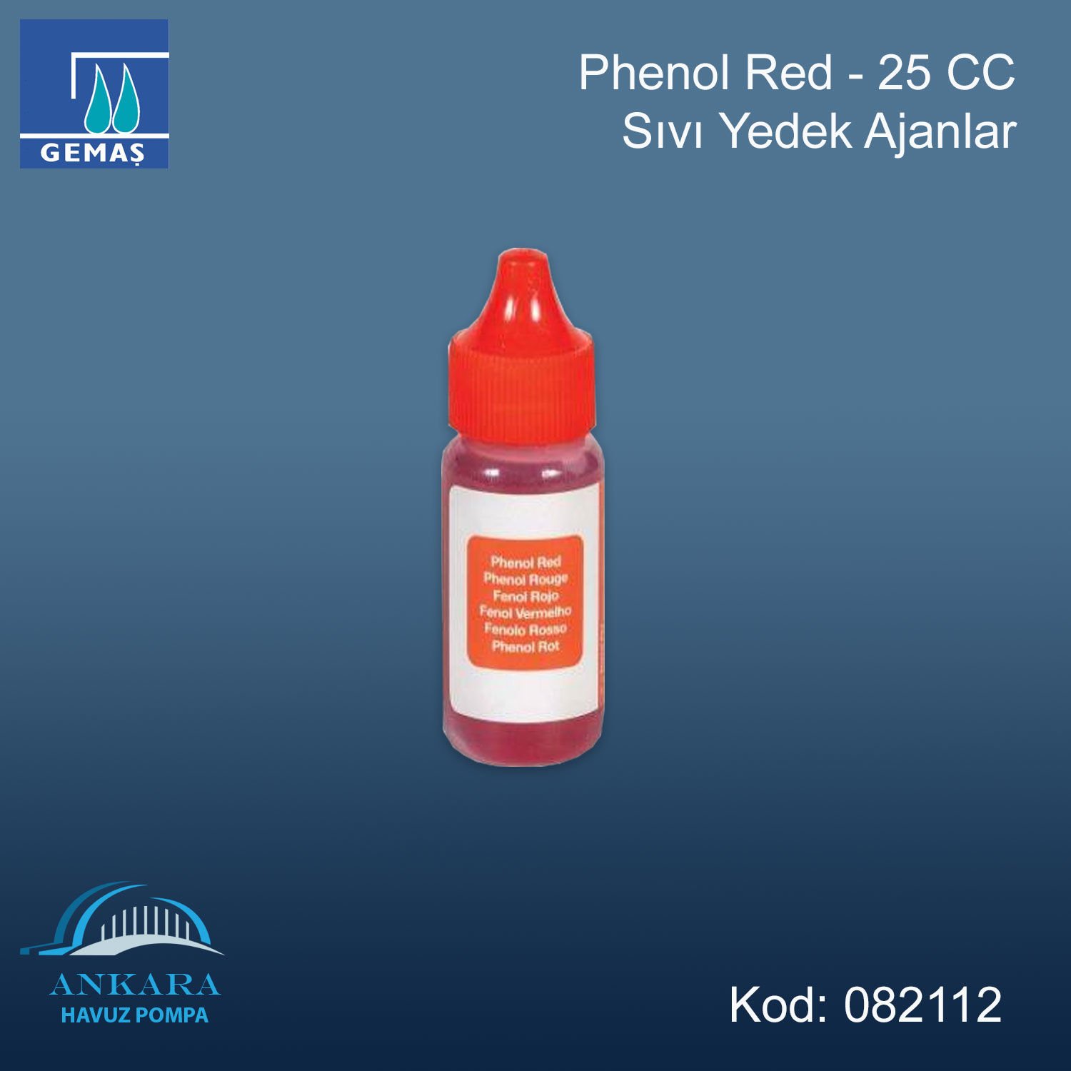 PHENOL RED - 25 CC  (4'lü)