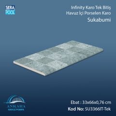 Sukabumi 33x66x0,76 cm Infinity Kaymaz Karo Tek Bitiş