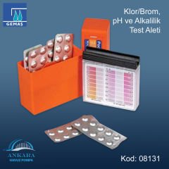 Klor, Brom, pH ve Alkaliklik Test Aleti