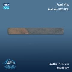 Pool Mix 4x33 cm Dış Bükey