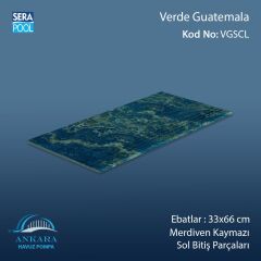 Verde Guatemala 33x66x1,80 cm Merdiven Kaymazı Sol Bitiş