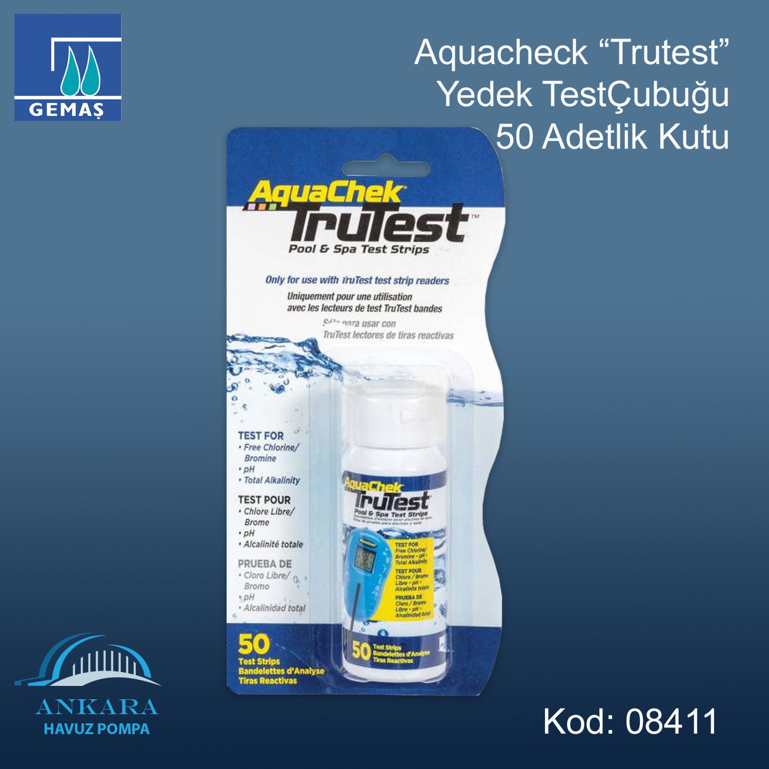 Aquacheck Truetest Yedek Test Çubuğu