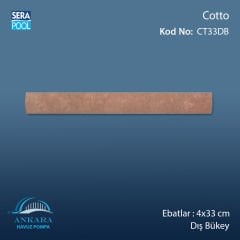 Cotto 4x33 cm Dış Bükey