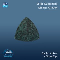 Verde Guatemala 4x4 cm Dış Bükey Köşe