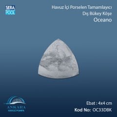 Oceano 4x4 cm Dış Bükey Köşe