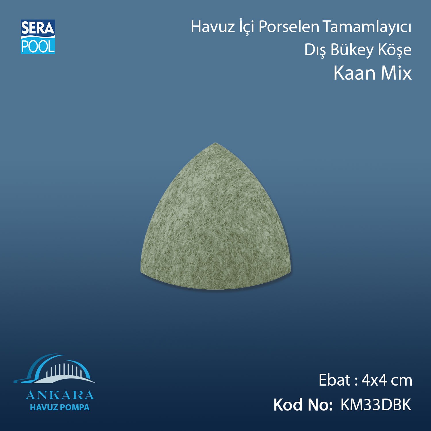Kaan Mix 4x4 cm Dış Bükey Köşe