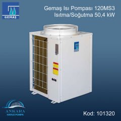 GEMAŞ Isı Pompası 120MS3 Isıtma/Soğutma 50,4 KW