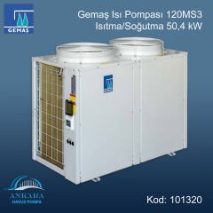 GEMAŞ Isı Pompası 120MS3 Isıtma/Soğutma 50,4 KW