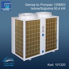 GEMAŞ Isı Pompası 120MS3 Isıtma/Soğutma 50,4 KW