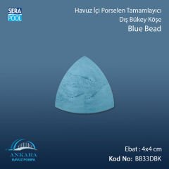 Blue Bead 4x4 cm Dış Bükey Köşe