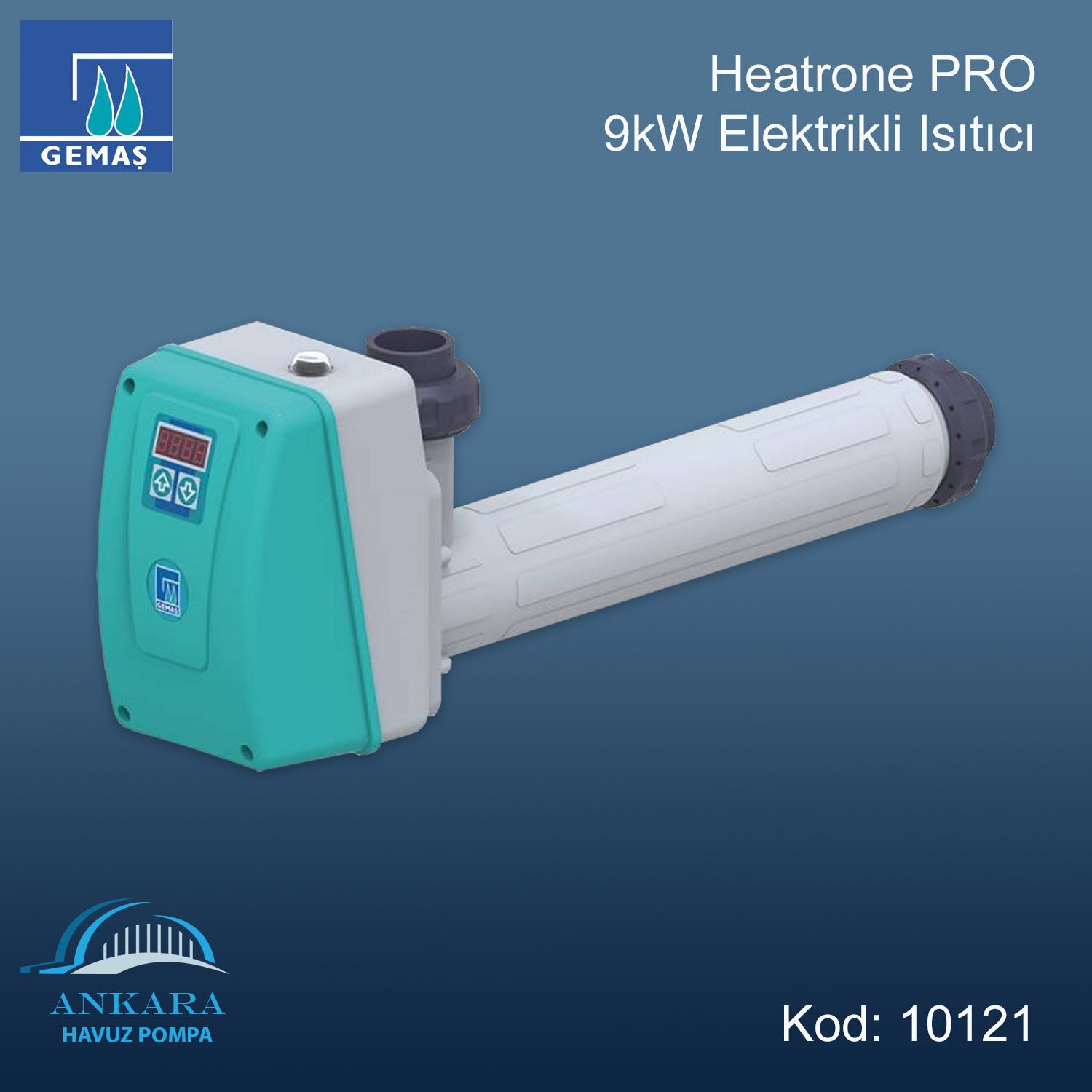 Heatrone PRO 9 kW Elektrikli Isıtıcı
