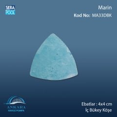 Marin 4x4 cm Dış  Bükey Köşe