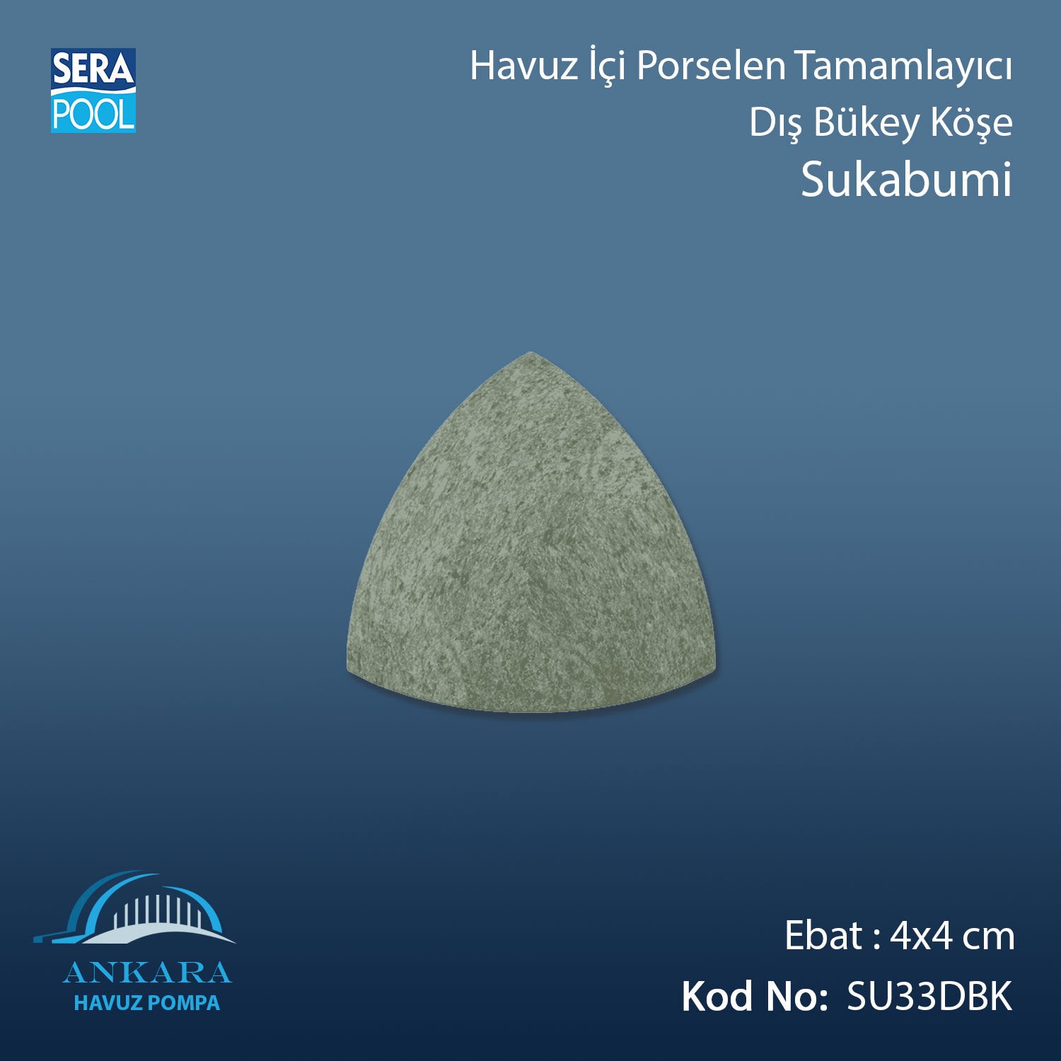 Sukabumi 4x4 cm Dış Bükey Köşe